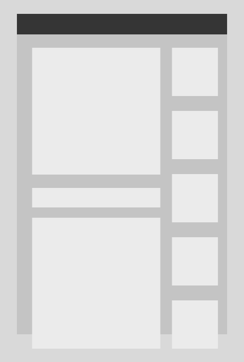 Layout não responsivo