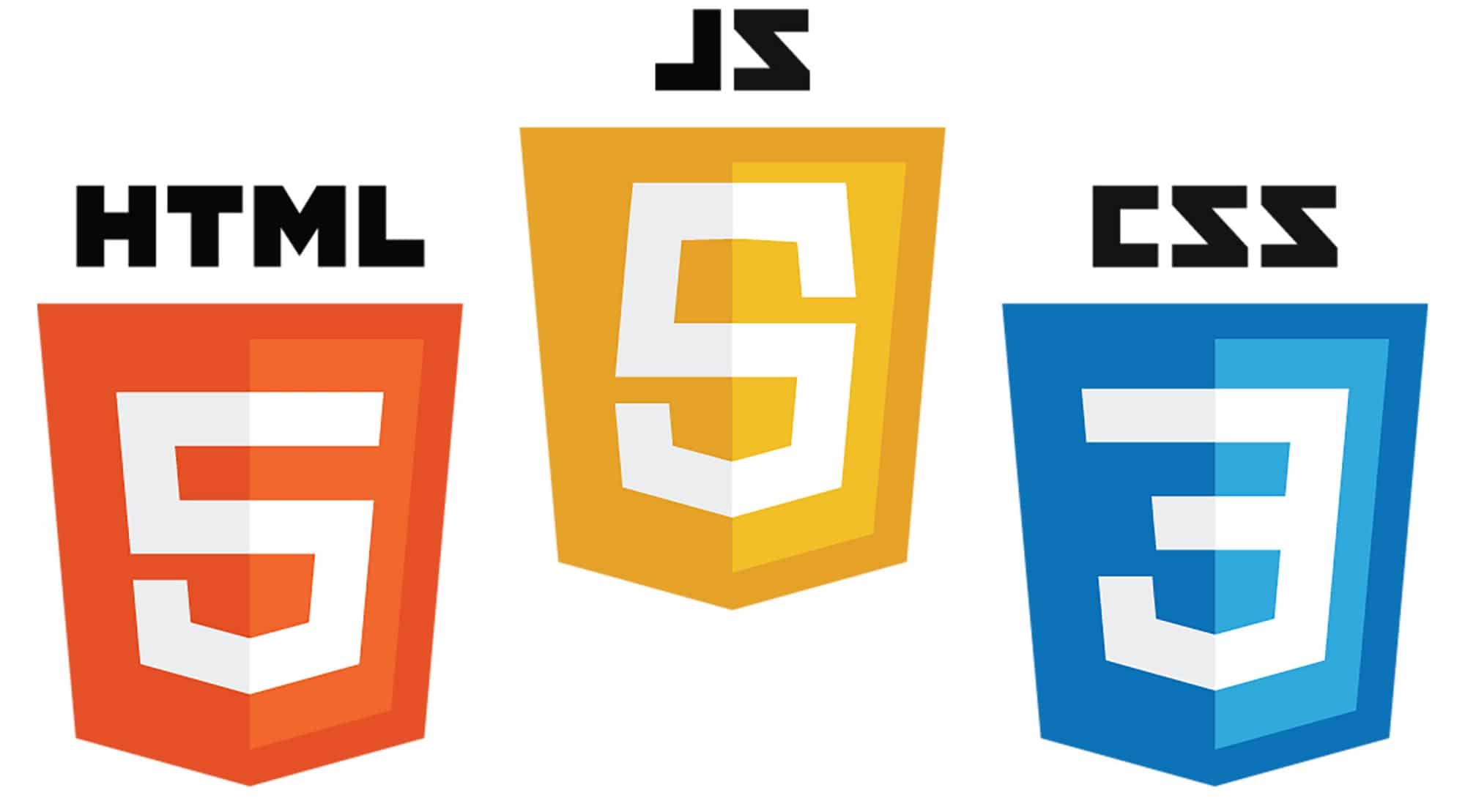 Simbolo do HTML, JavaScript e CSS